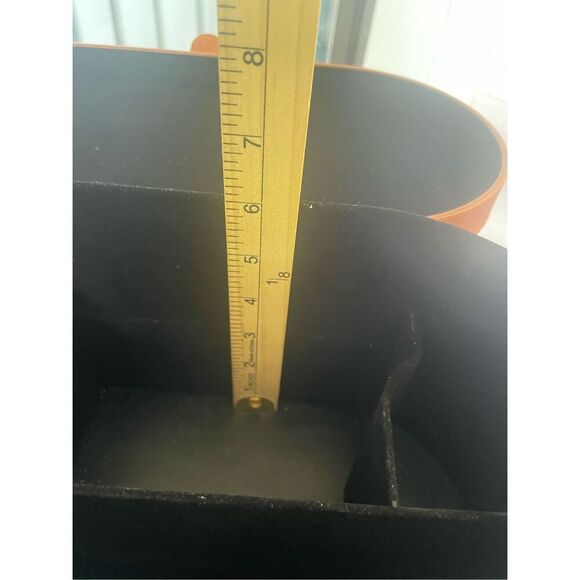 Dyson Airwrap Leather Hair Dryer Case Brown Storage Accessories- Box Only - Picture 14 of 15